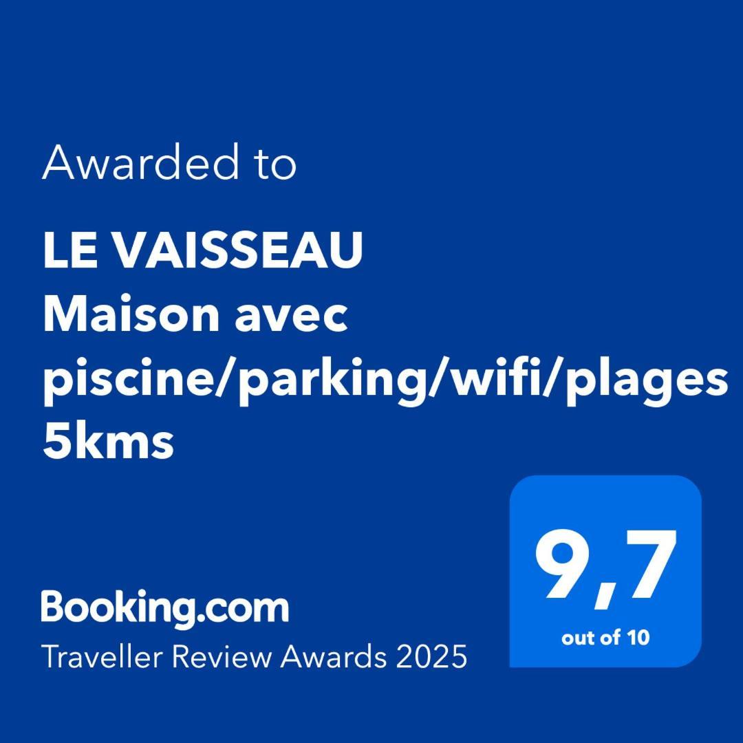 Le Vaisseau Maison Avec Piscine/Parking/Wifi/Plages 5Kms Les Mathes Exterior foto